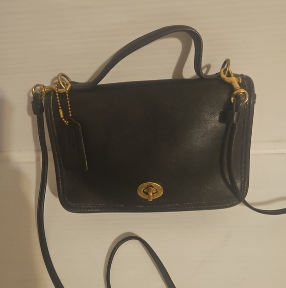 Vintage Coach Casino Bag 9924 Black - Picture 3 of 15